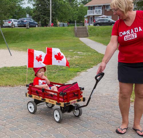 Celebrating Canada Day during FunFest 2019